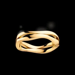 Anello, oro giallo 18k
