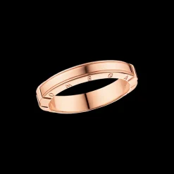 Anello, oro rosso 18k