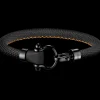 Bracciale, caucciù, acciaio inossidabile