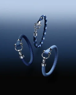 Bracciale, caucciù, acciaio inossidabile