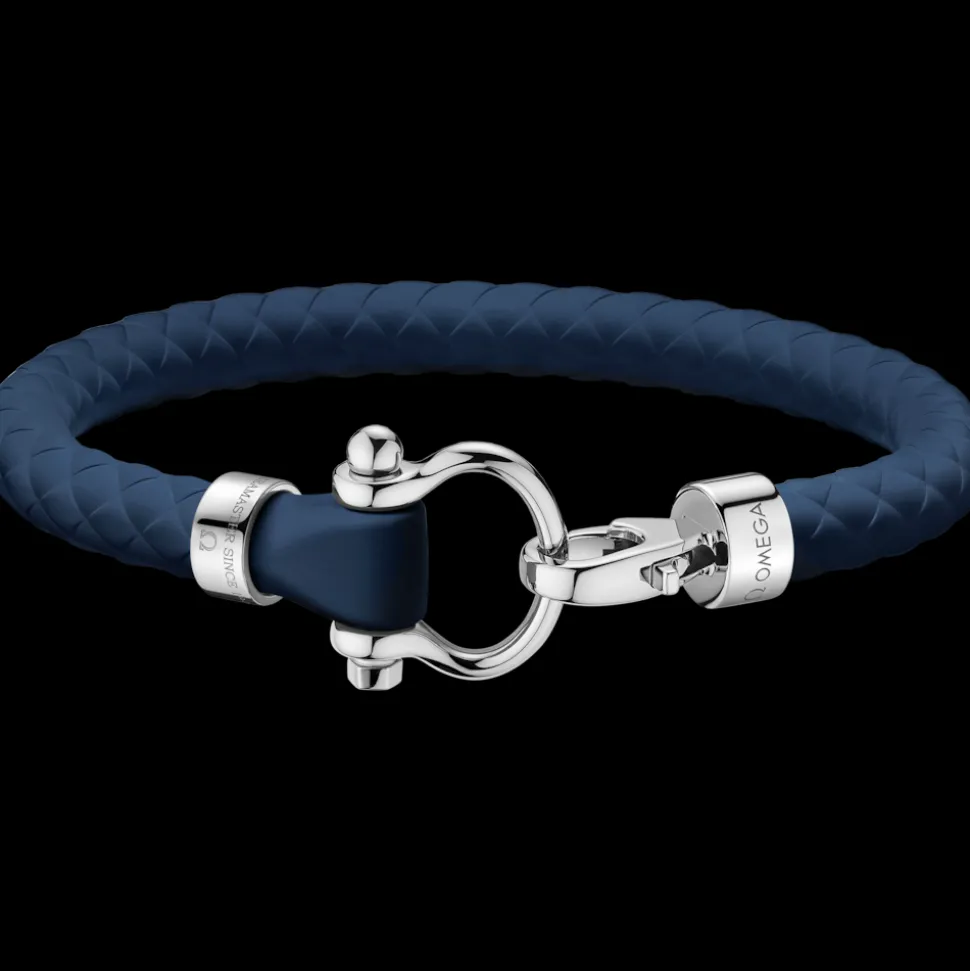 Bracciale, caucciù, acciaio inossidabile