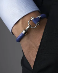 Bracciale, caucciù, acciaio inossidabile