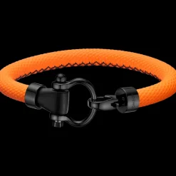 Bracciale, caucciù, acciaio inossidabile