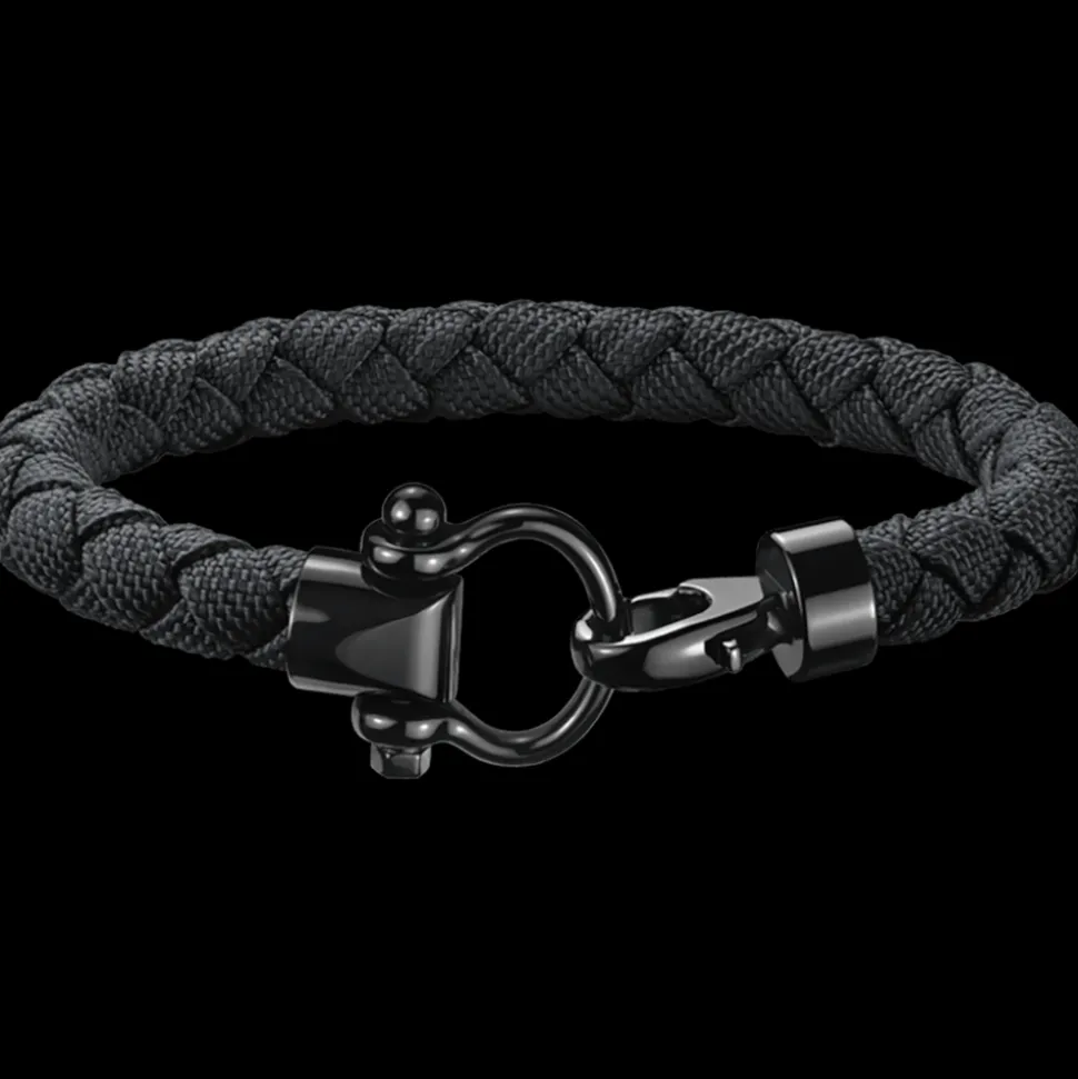 Bracciale, nylon, acciaio inossidabile