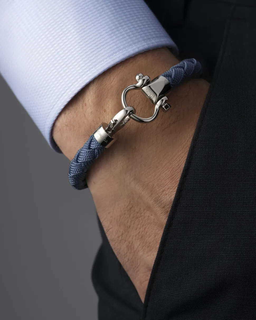 Bracciale, nylon, acciaio inossidabile