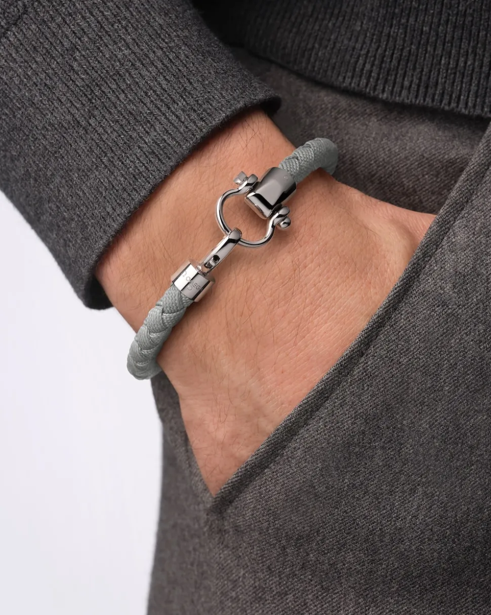 Bracciale, nylon, acciaio inossidabile
