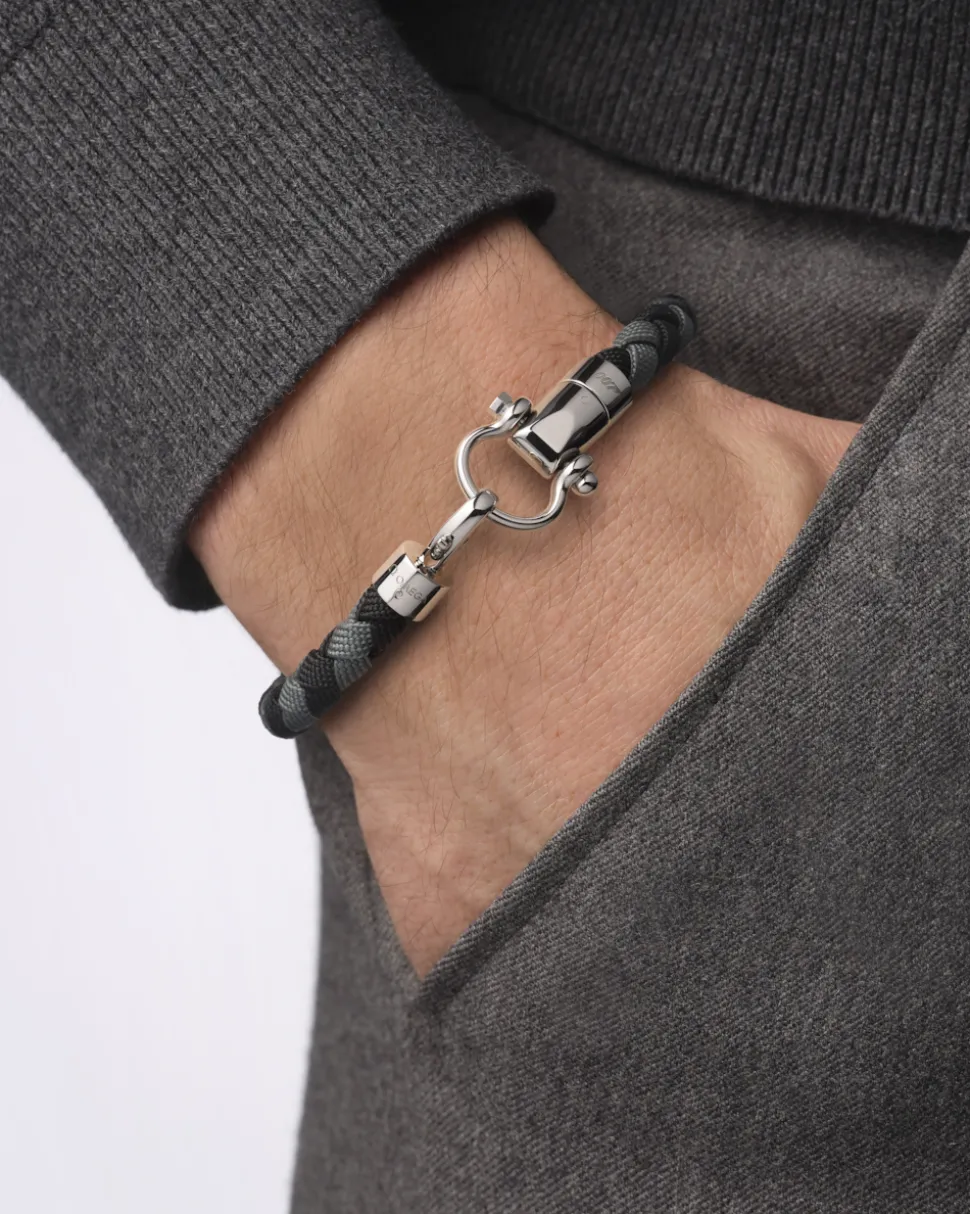 Bracciale, nylon, acciaio inossidabile