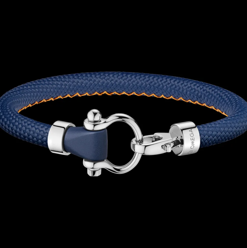 Bracciale, nylon, caucciù, acciaio inossidabile