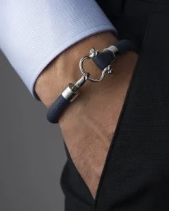 Bracciale, nylon, caucciù, acciaio inossidabile