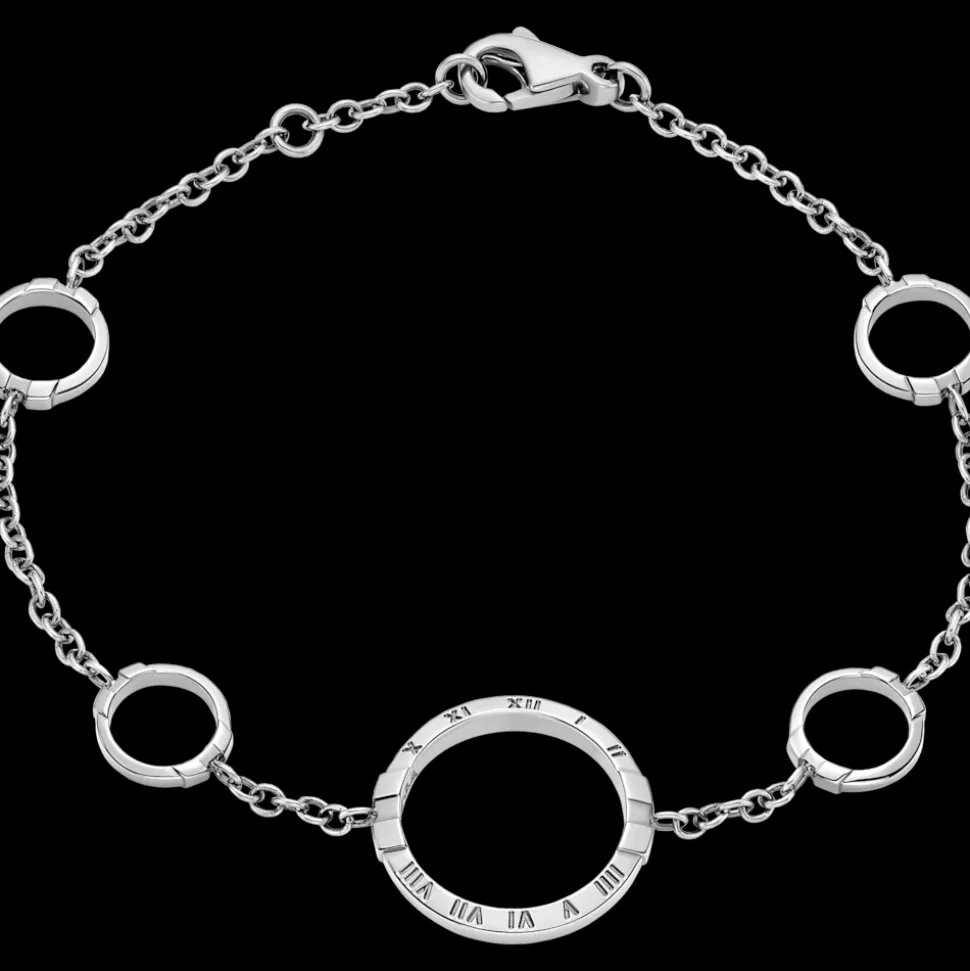 Bracciale, oro bianco 18k