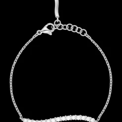 Bracciale, oro bianco 18k, diamanti