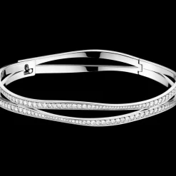 Bracciale, oro bianco 18k, diamanti
