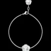 Bracciale, oro bianco 18k, madreperla