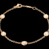 Bracciale, oro giallo 18k, diamanti