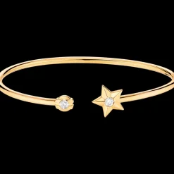 Bracciale, oro giallo 18k, diamanti