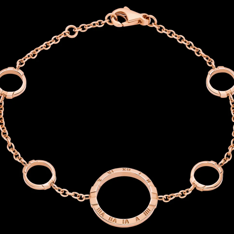 Bracciale, oro rosso 18k