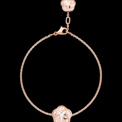 Bracciale, oro rosso 18k, madreperla