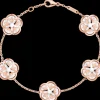 Bracciale, oro rosso 18k, madreperla