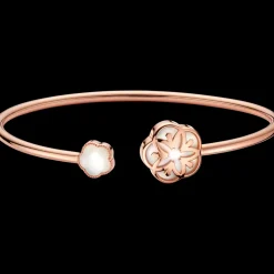 Bracciale, oro rosso 18k, madreperla