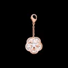 Charm, oro rosso 18k, madreperla