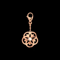 Charm, oro rosso 18k, perla
