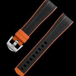 Cinturino in caucciù nero con fibbia ad ardiglione per il Seamaster Planet Ocean Ultra Deep
