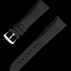 Cinturino in satin tecnico nero con fibbia ad ardiglione