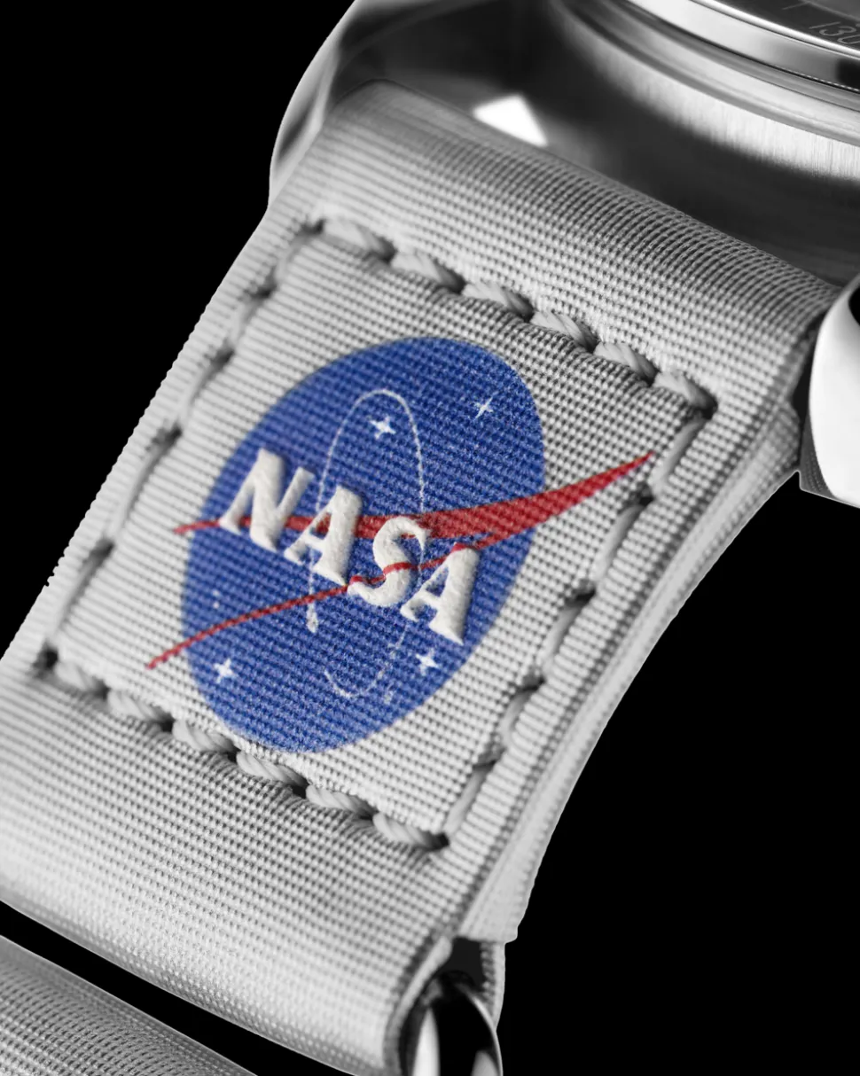 Cinturino Speedmaster Moonwatch VELCRO® grigio 2 pezzi
