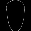 Collier, oro bianco 18k