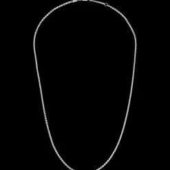 Collier, oro bianco 18k