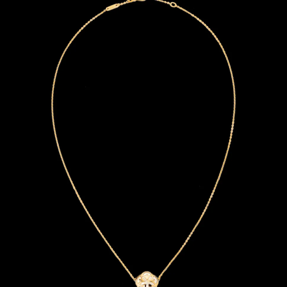 Collier, oro giallo 18k, madreperla