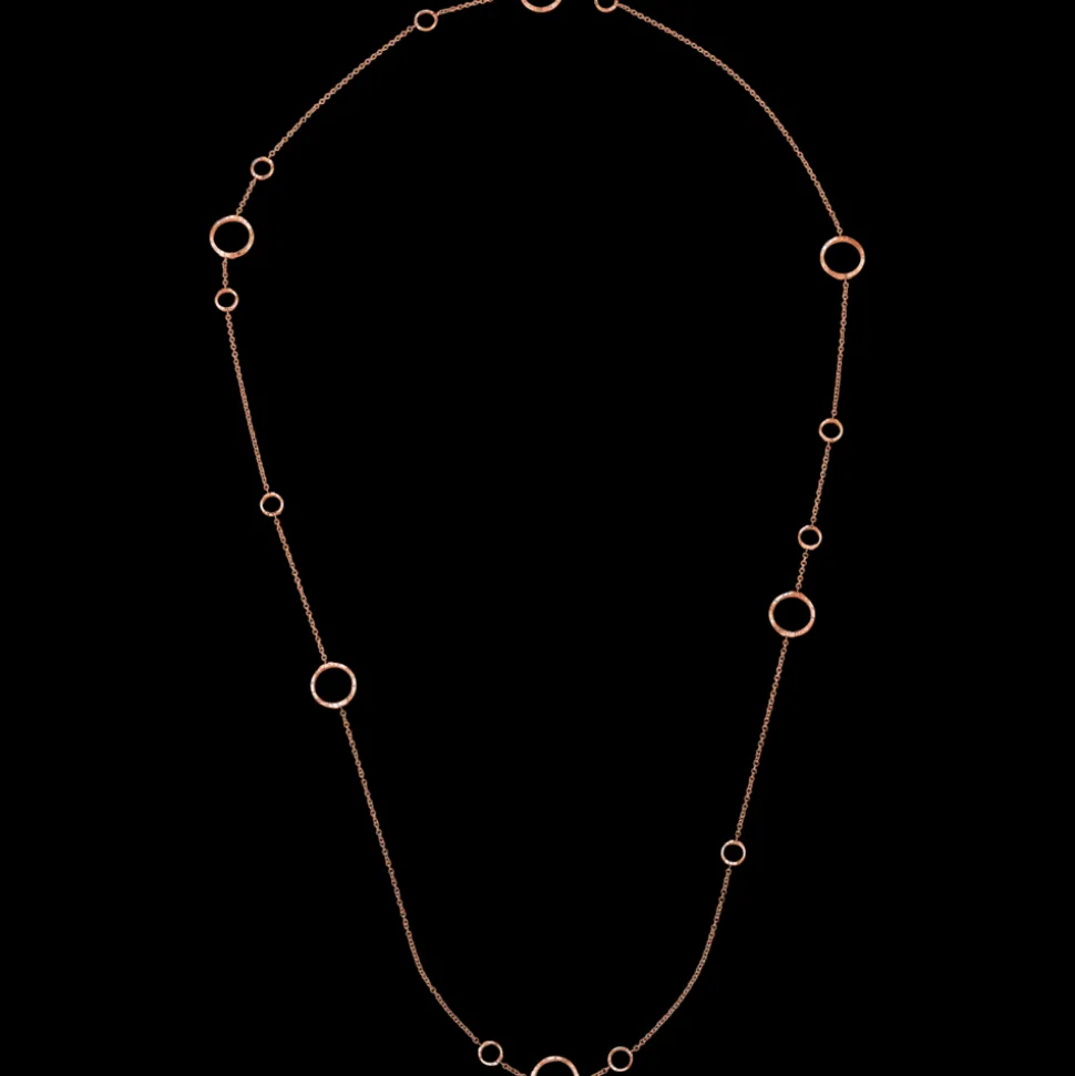 Collier, oro rosso 18k
