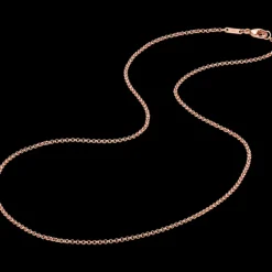 Collier, oro rosso 18k