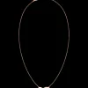 Collier, oro rosso 18k, diamanti