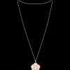 Collier, oro rosso 18k, madreperla