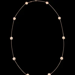 Collier, oro rosso 18k, madreperla