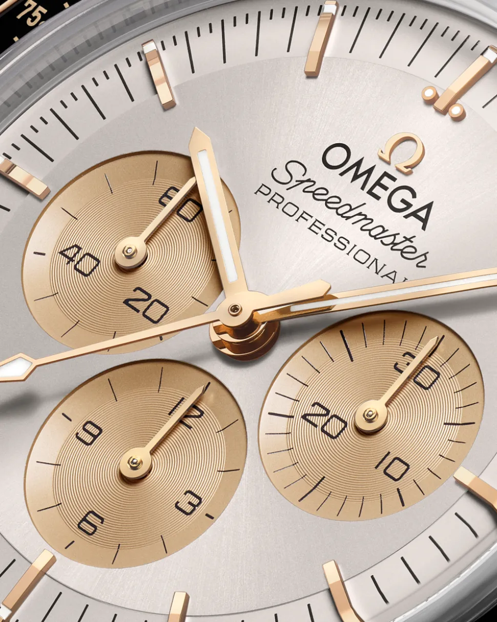 42 mm, acciaio ‑ oro Moonshine™ su acciaio‑oro Moonshine™