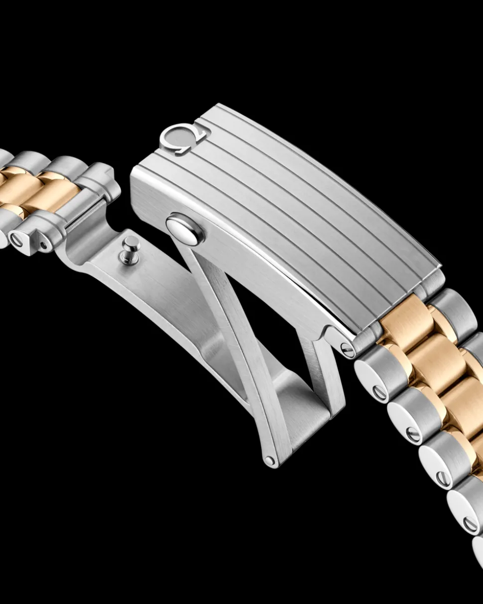 42 mm, acciaio ‑ oro Moonshine™ su acciaio‑oro Moonshine™
