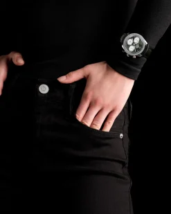 38 mm, acciaio su alligatore