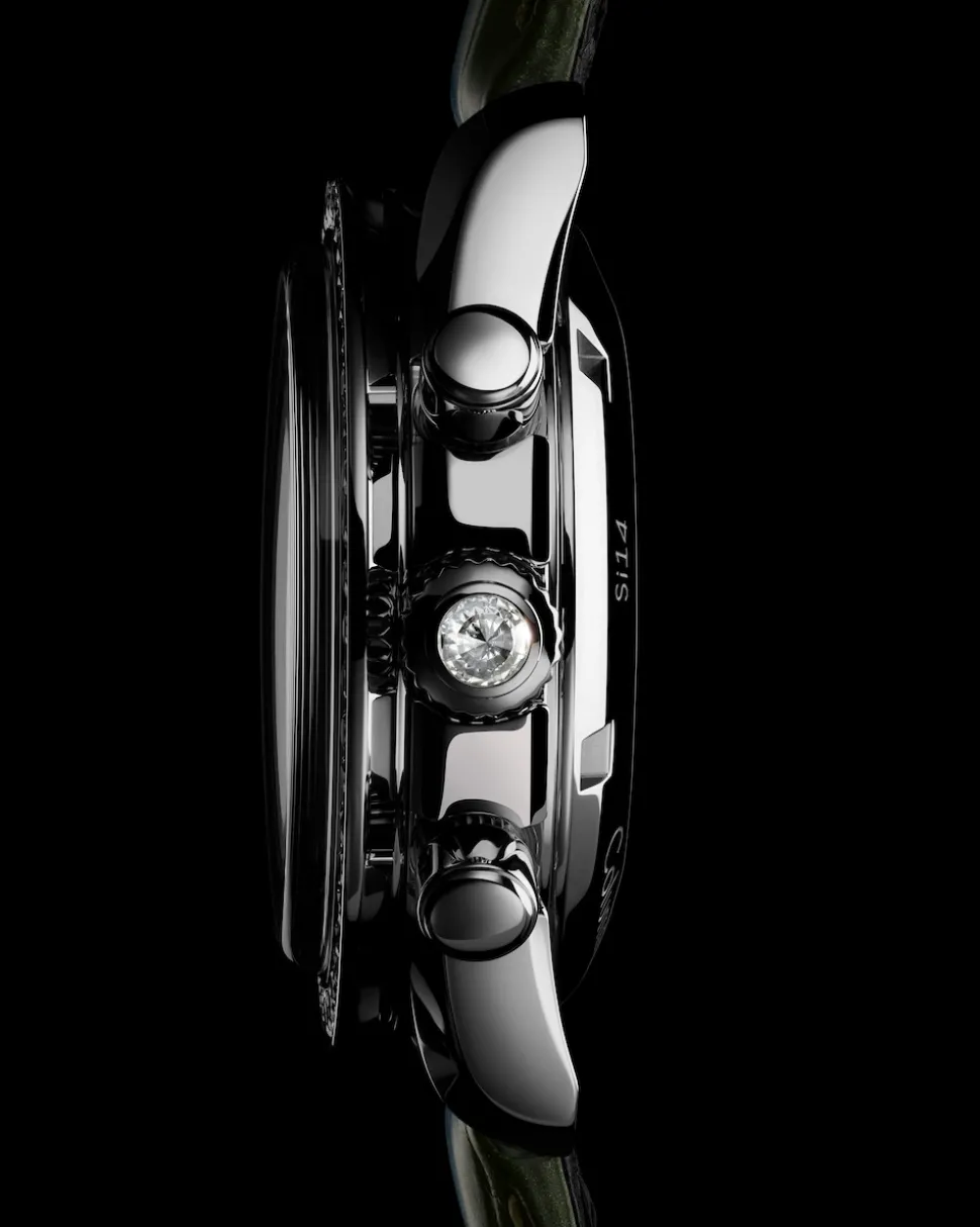 38 mm, acciaio su alligatore