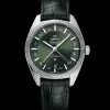 41 mm, acciaio su cinturino di pelle