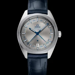 41 mm, acciaio su cinturino di pelle