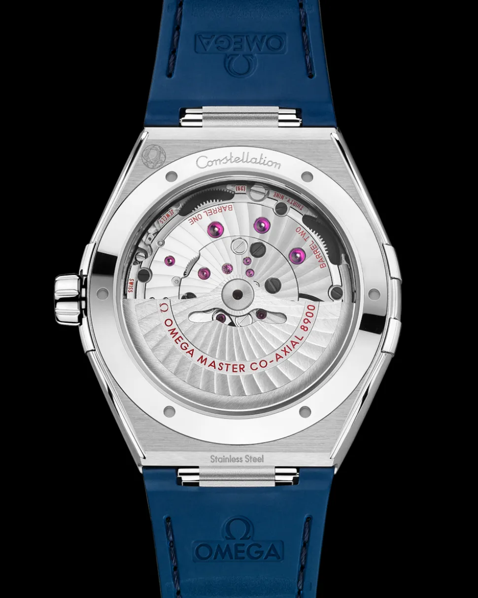 41 mm, acciaio su cinturino di pelle