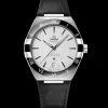 41 mm, acciaio su cinturino di pelle