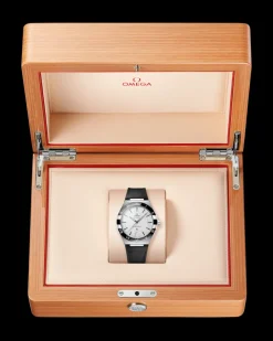 41 mm, acciaio su cinturino di pelle