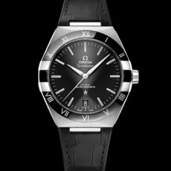 41 mm, acciaio su cinturino di pelle