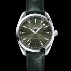41 mm, acciaio su cinturino di pelle
