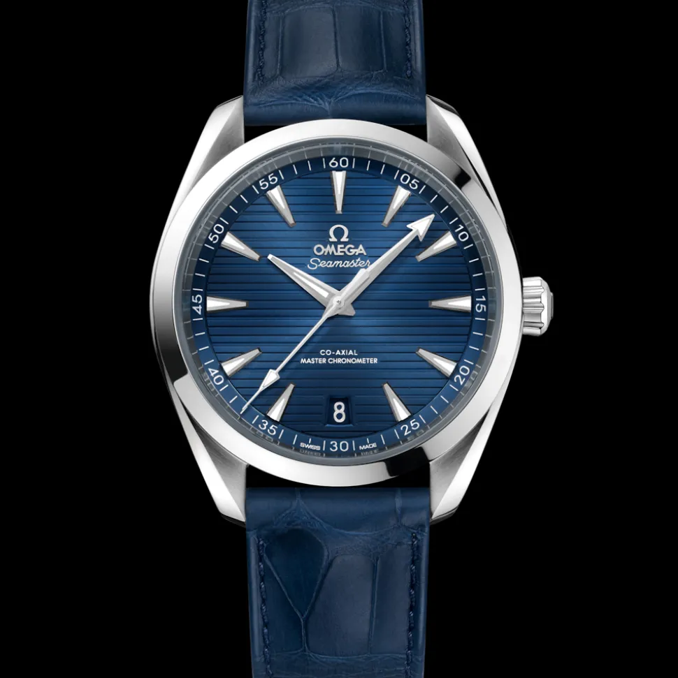 41 mm, acciaio su cinturino di pelle