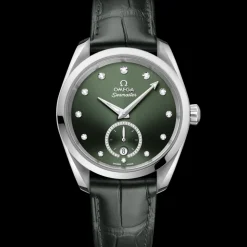 38 mm, acciaio su cinturino di pelle