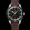 41 mm, acciaio su cinturino di pelle
